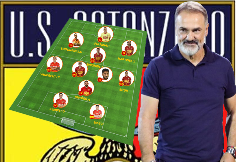U.S. Catanzaro, oggi alla prima a Cremona giocheresti così 1 Campo da calcio U.S. Catanzaro, oggi alla prima a Cremona giocheresti così