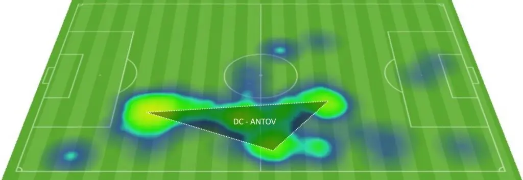 L'avversario: come gioca la Cremonese di Stroppa. 5 Heatmap Cremonese .jpeg L'avversario: come gioca la Cremonese di Stroppa.