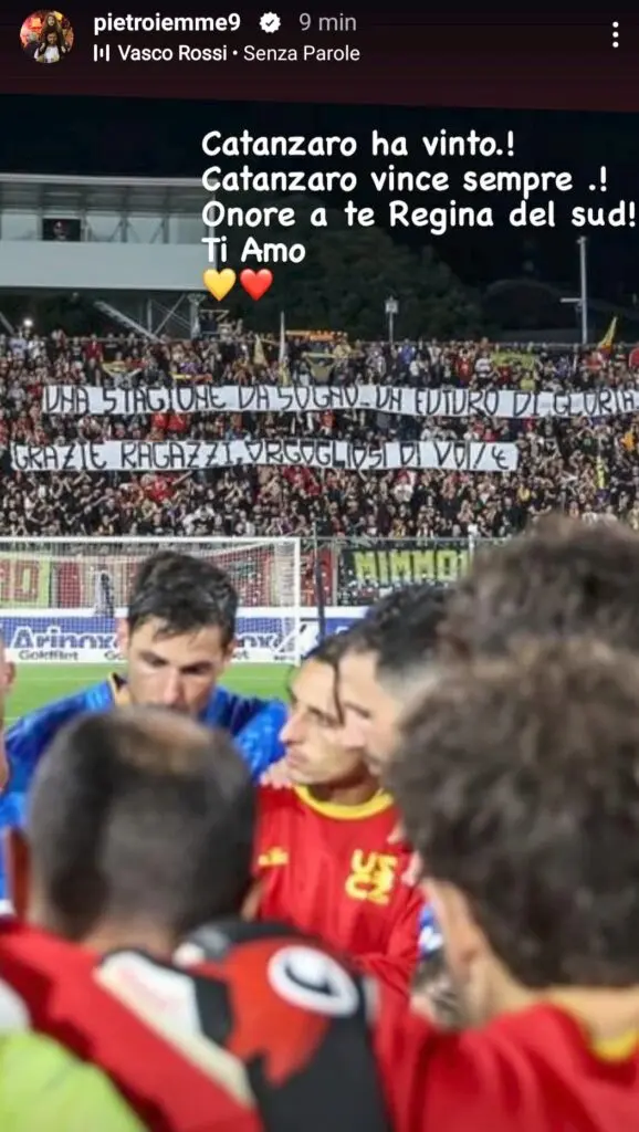 Iemmello: “ Onore a te Catanzaro” 1 IMG 20240526 001949 Iemmello: “ Onore a te Catanzaro”